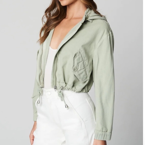 Blank NYC | Smoke Green Shirt Jacket / Shacket - Picture 4 of 15